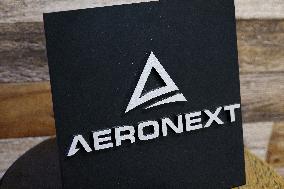 Aeronext signage and logo